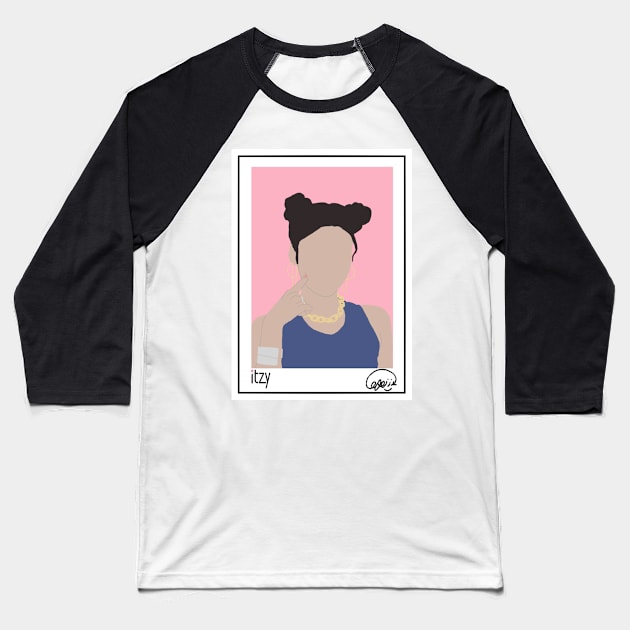 Yeji Minimal Baseball T-Shirt by chillayx